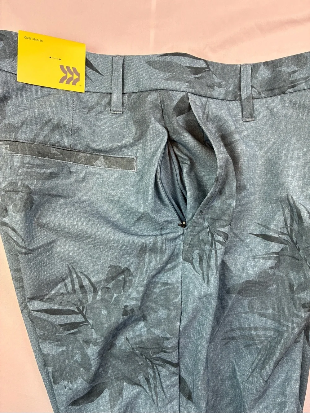 all in motion Floral Performance Flat-Front Shorts